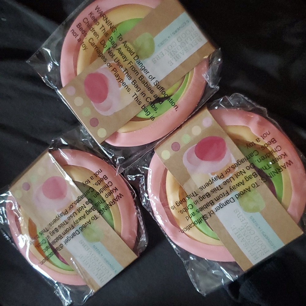 New reusable silicone bowl covers